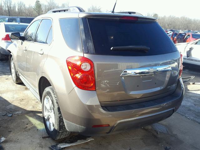 2CNALDEW1A6344215 - 2010 CHEVROLET EQUINOX LT GRAY photo 3