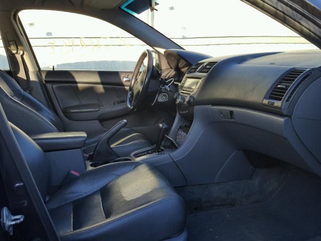 1HGCM56895A049406 - 2005 HONDA ACCORD EX GRAY photo 5