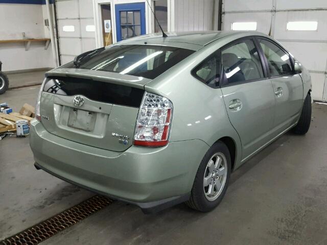 JTDKB20U783381406 - 2008 TOYOTA PRIUS GREEN photo 4