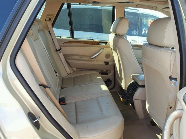 WBAFA53521LM66666 - 2001 BMW X5 3.0I GOLD photo 6