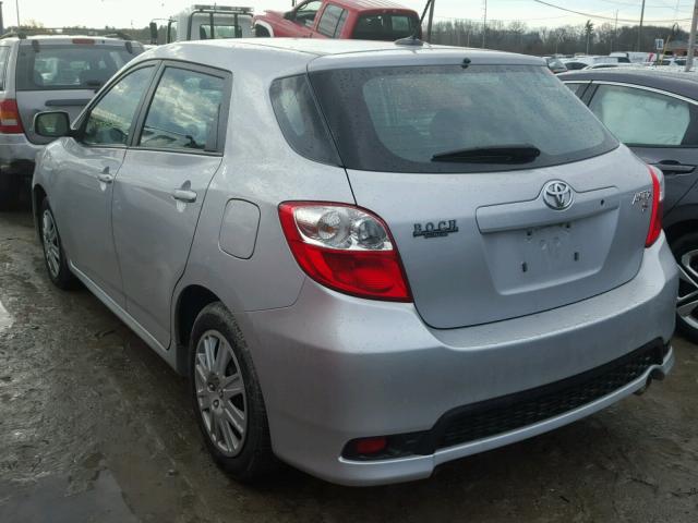 2T1KU4EE2BC737203 - 2011 TOYOTA COROLLA MA SILVER photo 3