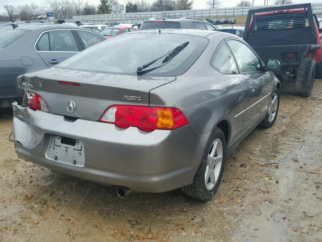 JH4DC54823C012500 - 2003 ACURA RSX GRAY photo 4