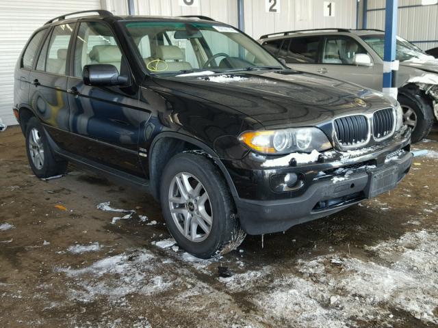 5UXFA13576LY38326 - 2006 BMW X5 3.0I BLACK photo 1