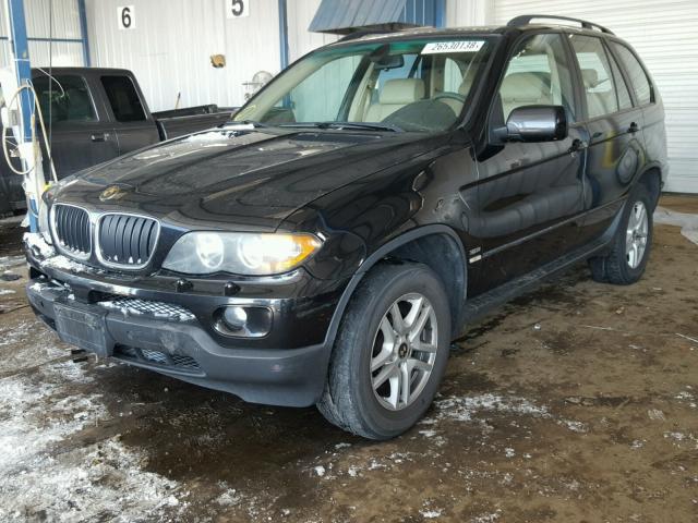 5UXFA13576LY38326 - 2006 BMW X5 3.0I BLACK photo 2