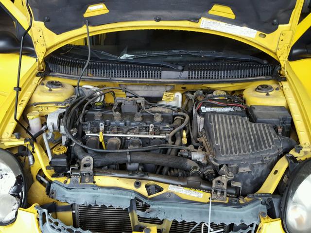 1B3ES56C83D165713 - 2003 DODGE NEON SXT YELLOW photo 7