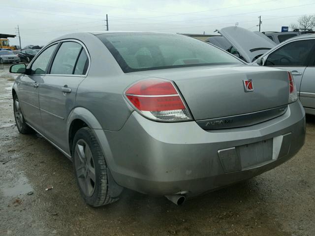 1G8ZS57N28F247779 - 2008 SATURN AURA XE SILVER photo 3