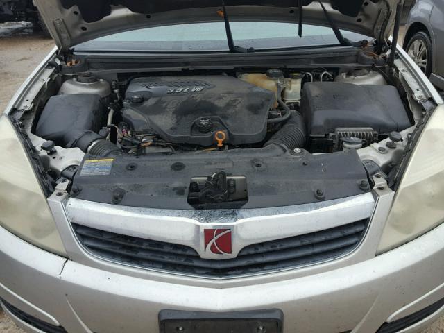 1G8ZS57N28F247779 - 2008 SATURN AURA XE SILVER photo 7