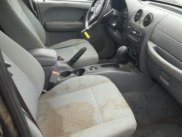 1J4GL48KX7W501501 - 2007 JEEP LIBERTY SP BLACK photo 5