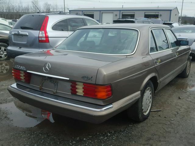 WDBCA35D2HA359507 - 1987 MERCEDES-BENZ 420 SEL TAN photo 4