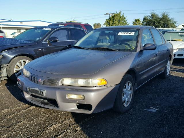 4A3AJ56GXVE132838 - 1997 MITSUBISHI GALANT ES GRAY photo 2