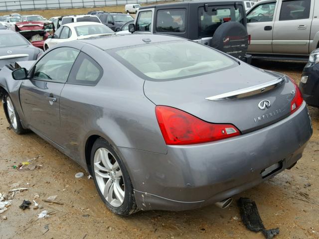 JN1CV6EK3AM104409 - 2010 INFINITI G37 BASE SILVER photo 3