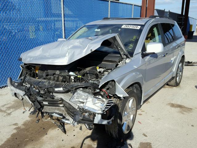 3C4PDCDG5CT146901 - 2012 DODGE JOURNEY CR SILVER photo 2