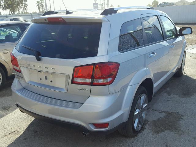 3C4PDCDG5CT146901 - 2012 DODGE JOURNEY CR SILVER photo 4