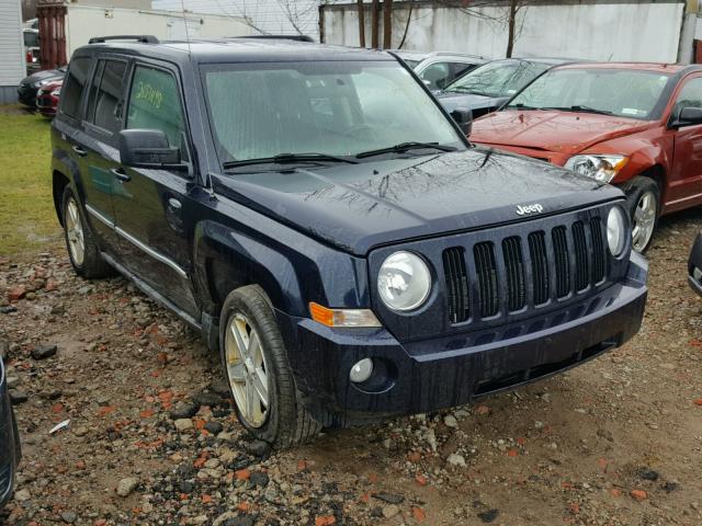 1J4NF1GB4AD675825 - 2010 JEEP PATRIOT SP BLUE photo 1