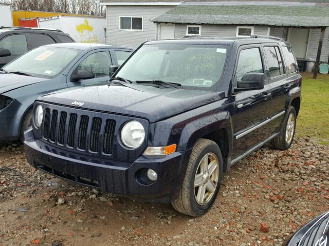 1J4NF1GB4AD675825 - 2010 JEEP PATRIOT SP BLUE photo 2