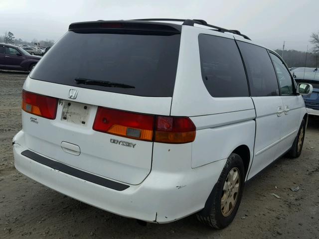 5FNRL18932B009206 - 2002 HONDA ODYSSEY EX WHITE photo 4