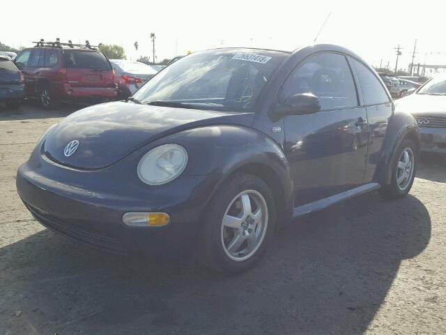 3VWBT21C81M409508 - 2001 VOLKSWAGEN NEW BEETLE 蓝色 照片 2