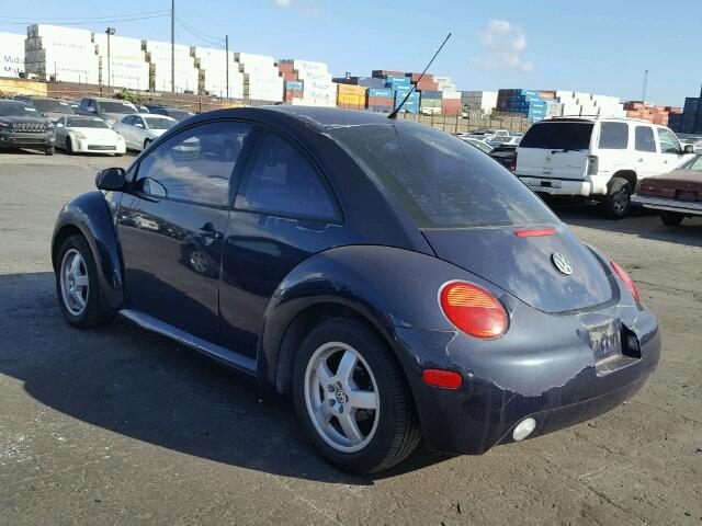 3VWBT21C81M409508 - 2001 VOLKSWAGEN NEW BEETLE BLUE photo 3