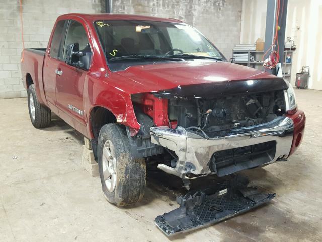 1N6BA06BX7N206712 - 2007 NISSAN TITAN XE MAROON photo 1