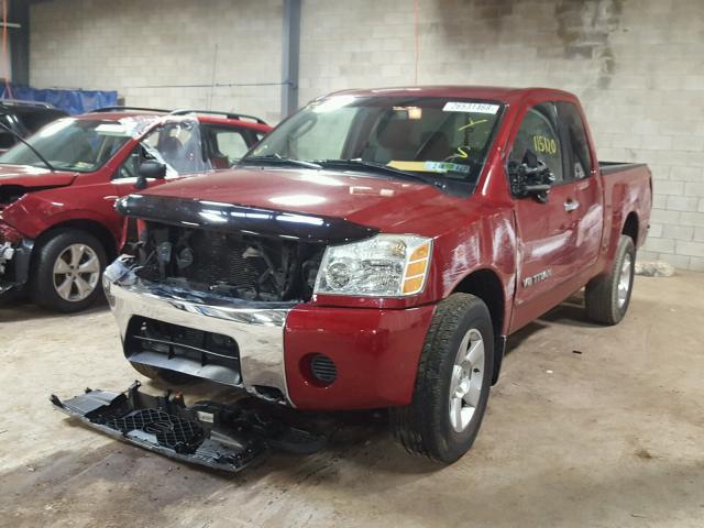 1N6BA06BX7N206712 - 2007 NISSAN TITAN XE MAROON photo 2