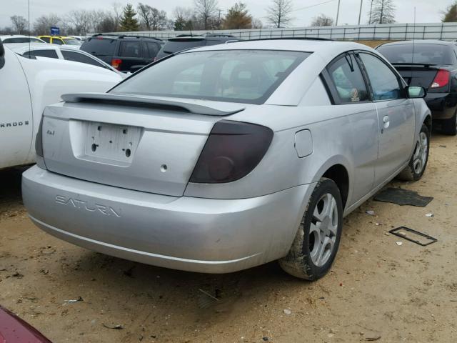 1G8AV12F24Z112159 - 2004 SATURN ION LEVEL SILVER photo 4