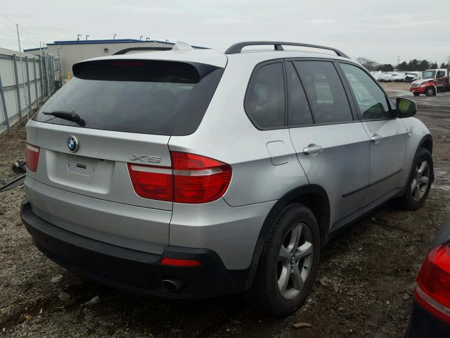 5UXFE43559L269020 - 2009 BMW X5 XDRIVE3 SILVER photo 4