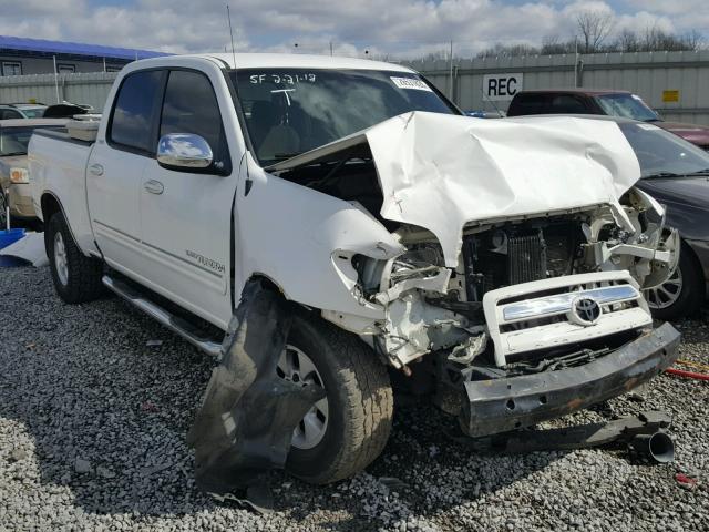 5TBET34116S554485 - 2006 TOYOTA TUNDRA DOU WHITE photo 1