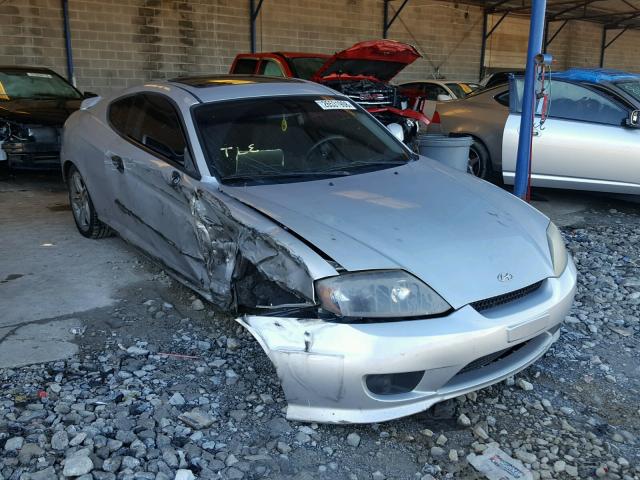 KMHHM65D25U176355 - 2005 HYUNDAI TIBURON GRAY photo 1