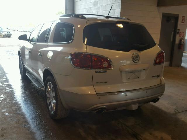 5GALVCED2AJ248999 - 2010 BUICK ENCLAVE CX WHITE photo 3