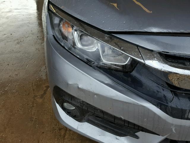 19XFC1F70GE016356 - 2016 HONDA CIVIC EXL SILVER photo 9