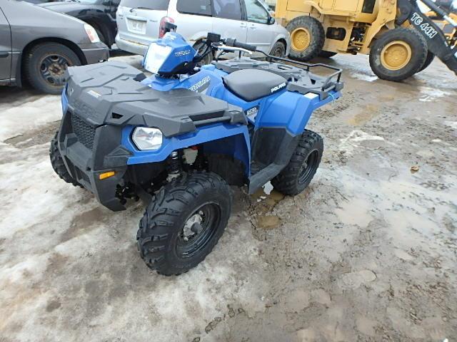 4XASEA320FA648610 - 2015 POLARIS SPORTSMAN BLUE photo 2