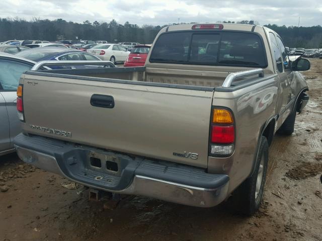 5TBRT34131S178317 - 2001 TOYOTA TUNDRA ACC TAN photo 4