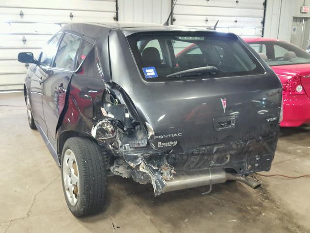 5Y2SP67879Z447369 - 2009 PONTIAC VIBE GRAY photo 3