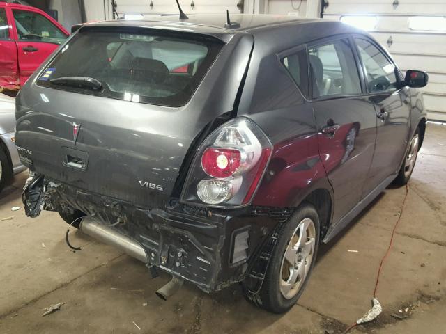 5Y2SP67879Z447369 - 2009 PONTIAC VIBE GRAY photo 4