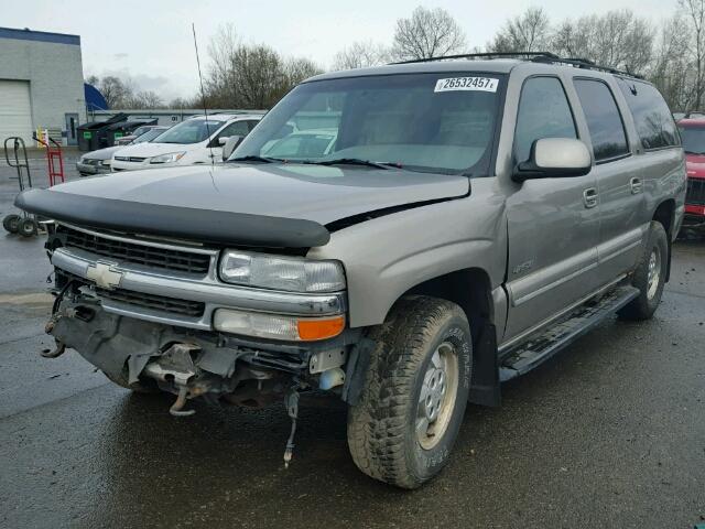 3GNFK16T91G102655 - 2001 CHEVROLET K1500 SUBU GRAY photo 2