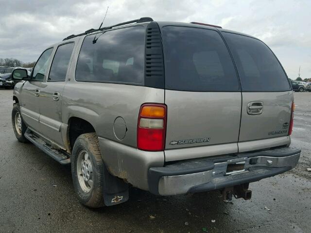 3GNFK16T91G102655 - 2001 CHEVROLET K1500 SUBU GRAY photo 3