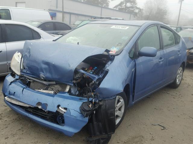 JTDKB20U887756504 - 2008 TOYOTA PRIUS BLUE photo 2