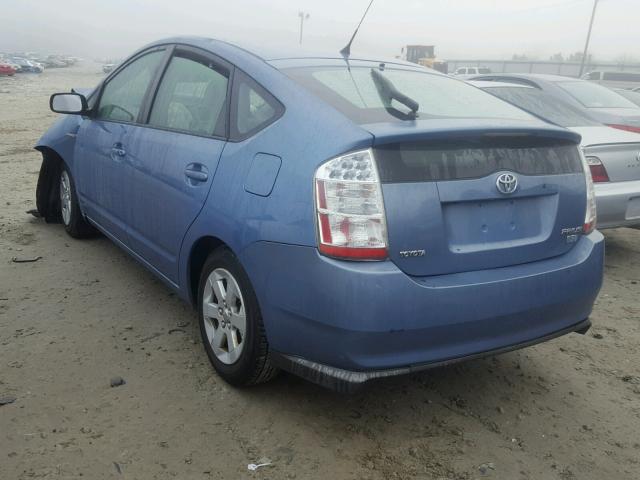 JTDKB20U887756504 - 2008 TOYOTA PRIUS BLUE photo 3