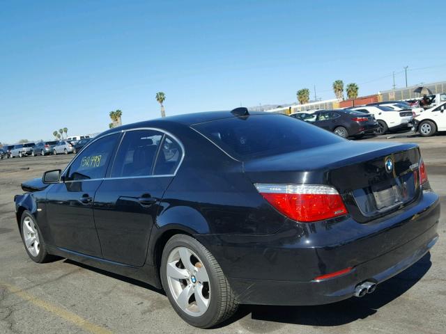 WBANU53548CT10058 - 2008 BMW 528 I BLACK photo 3