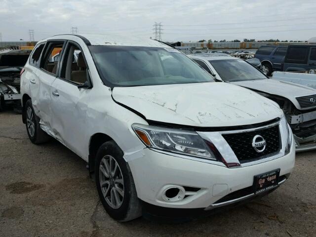 5N1AR2MN7EC680332 - 2014 NISSAN PATHFINDER WHITE photo 1