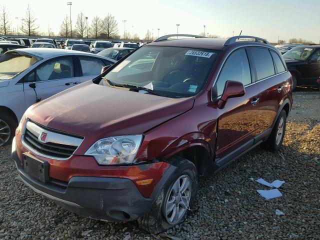 3GSCL33P08S727209 - 2008 SATURN VUE XE BURGUNDY photo 2