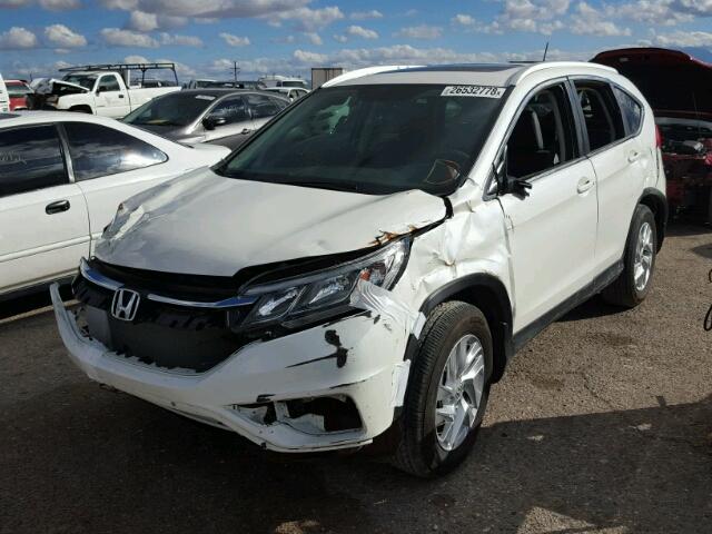 5J6RM4H71GL056990 - 2016 HONDA CR-V EXL WHITE photo 2