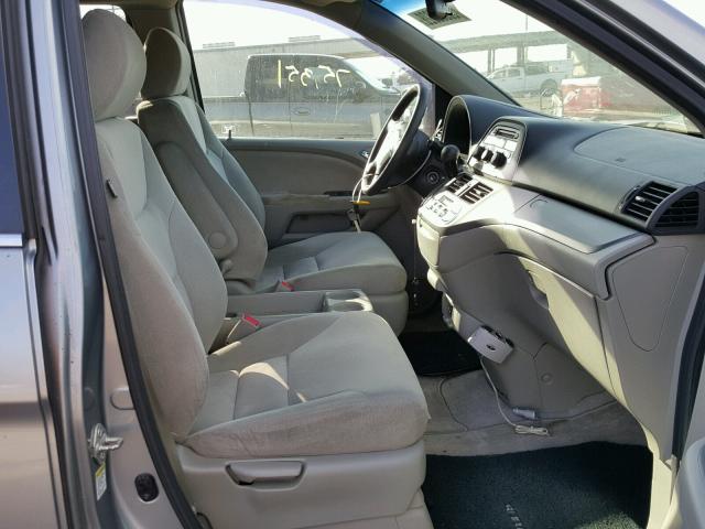 5FNRL38477B022788 - 2007 HONDA ODYSSEY EX BLUE photo 5