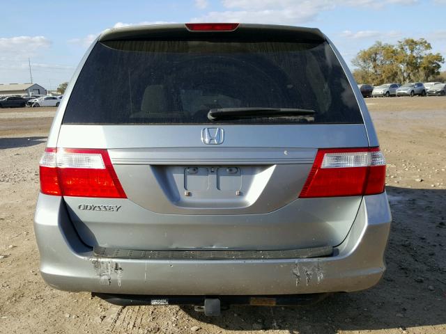 5FNRL38477B022788 - 2007 HONDA ODYSSEY EX BLUE photo 9