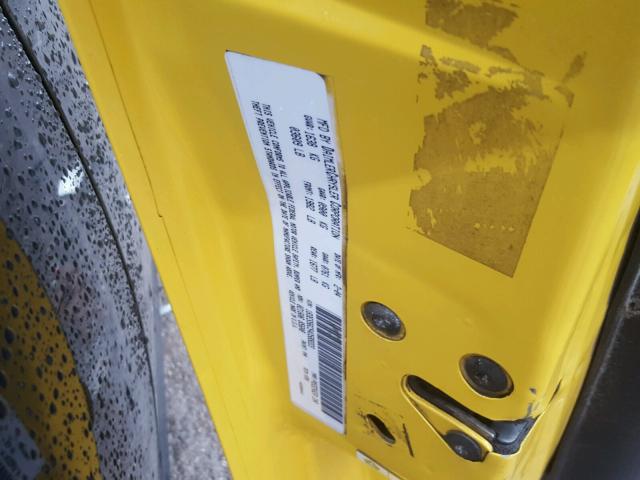 1B3ES56C54D589223 - 2004 DODGE NEON SXT YELLOW photo 10