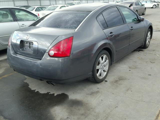 1N4BA41E15C873209 - 2005 NISSAN MAXIMA SE GRAY photo 4