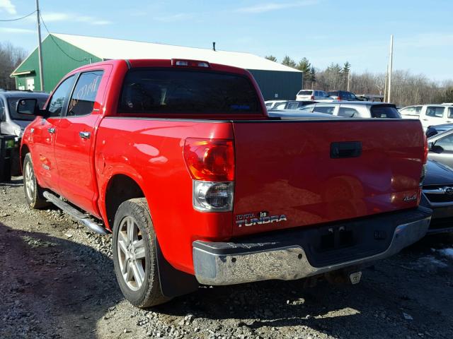 5TBDV58197S465616 - 2007 TOYOTA TUNDRA CRE RED photo 3