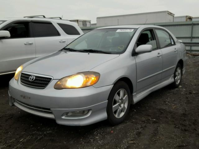 2T1BR32E45C555622 - 2005 TOYOTA COROLLA CE SILVER photo 2