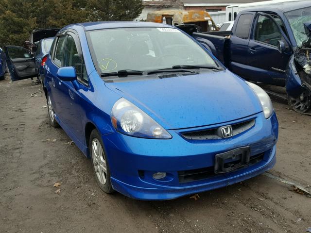 JHMGD386X7S057445 - 2007 HONDA FIT S BLUE photo 1