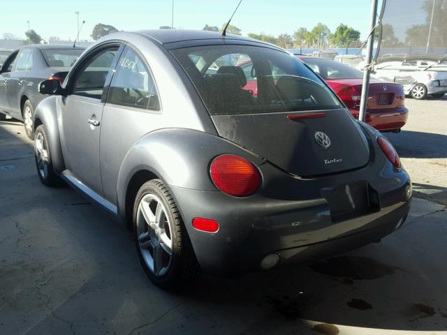 3VWCD31C85M411322 - 2005 VOLKSWAGEN NEW BEETLE 灰色 照片 3